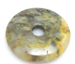 Agat - na wisior - donut 40mm