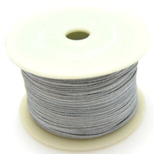 Sznurek do sutaszu - szary - 2 metry