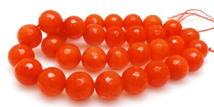 Jadeit fasetowany - kula 12mm