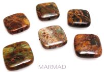 Jaspis Impresja - kwadrat 15x15mm