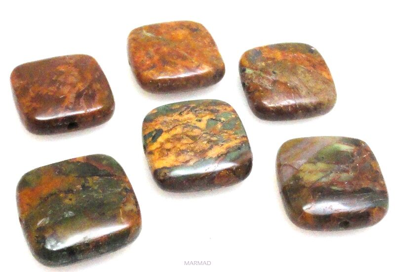 Jaspis Impresja - kwadrat 15x15mm