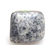 Pierścionek regulowany opal dendrytowy 27x25mm + srebro 925