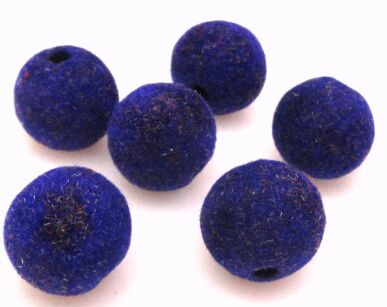 Kule welurowe 14mm - niebiesko fioletowe