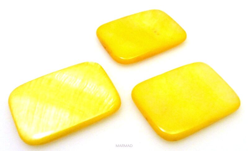 Muszla /Masa perłowa - prostokąt 30x22mm