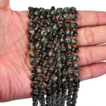 Jaspis kambaba fasetowany moneta 6x4mm - 3