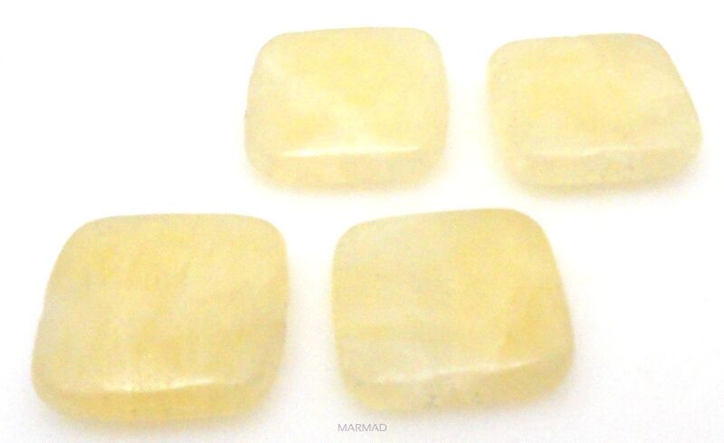 Kalcyt żółty - kwadrat 20x20mm