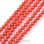 Karneol naturalny - kula 4mm- klasa A - 2