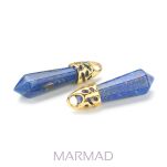 Zawieszka - lapis lazuli grot 35x8mm - 3