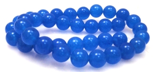 Jadeit - kula 10mm - niebieski