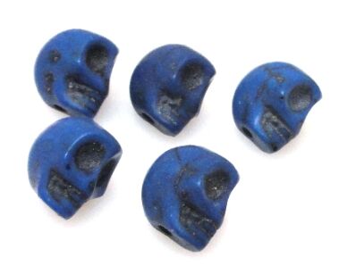 Howlit - czaszka 10x10mm - niebieski