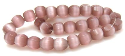 Kocie oko- uleksytowy - kanciasta kula 12mm - wrzosowy