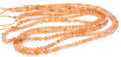 Kamień słoneczny fasetowany - kula 3mm