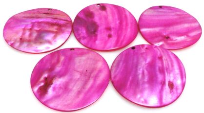 Masa perłowa różowa 50mm - na zawieszkę