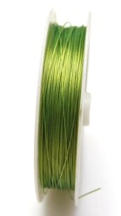 Linka jubilerska jasno seledynowa - średnica 0,38 mm