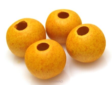 Ceramika matowa - kula 20mm - żółta