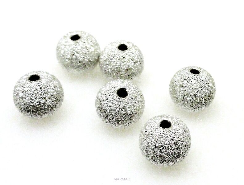 Kulka diamentowa 6mm - srebro 925