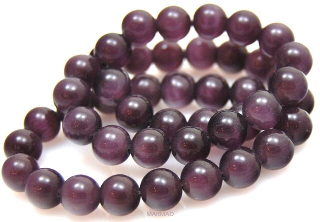 Uleksyt ciemno fioletowy - kula 8mm
