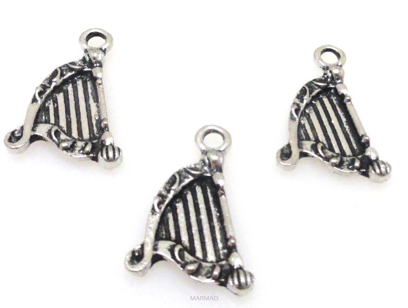 Zawieszka - harfa 20x12mm