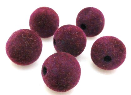 Kule welurowe 14mm - fioletowe