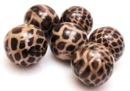 Akryl - kule 22mm brązowe