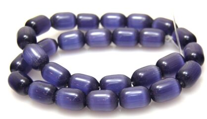 Kocie oko- uleksytowe - oliwka 14x10mm - fioletowy