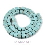 Turkus naturalny -kostka 6x6mm - 3