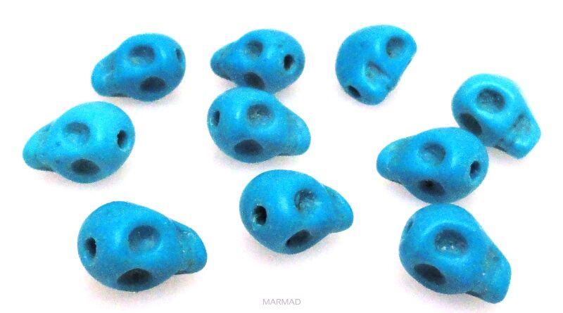 Howlit - czaszka 8x6x6mm - niebieski