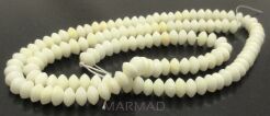 Koral - dyski 5x3mm - kolor kremowy