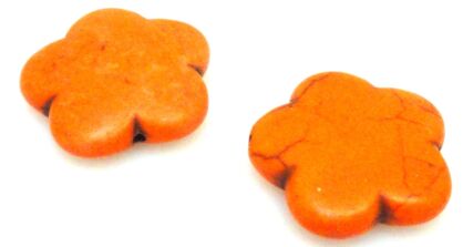 Howlit - kwiatek 25mm - pomarańczowy