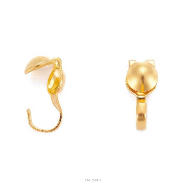 Łapaczka do linek - końcówka 9mm - kolor złoty