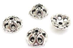 Czapeczki bali na korale kopuła 11mm