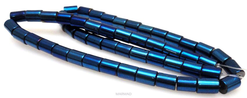 Hematyt niebieski - walec 7x5mm