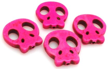 Howlit - czaszka 20x20mm - różowy