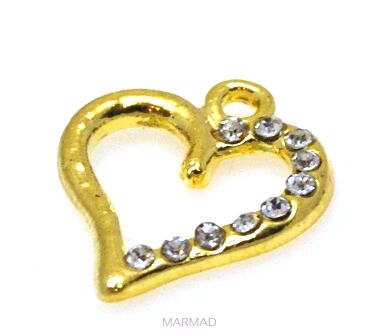 Serce z cyrkoniami crystal do zawieszania