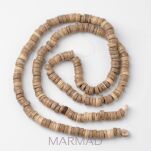 Kokos - talarki, heishi 9x3-6mm - beżowy- burlywood - 2