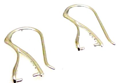 Bigle otwarte Swarovski - srebro 925 - 1 para