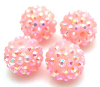 Akryl - kula 15mm - jasno różowe