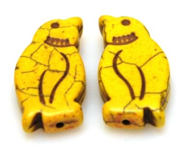 Howlit - pingwin 30x17mm - żółty