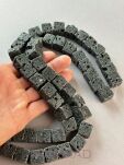 Lawa wulkaniczna czarna - kostka 16x16mm - 2