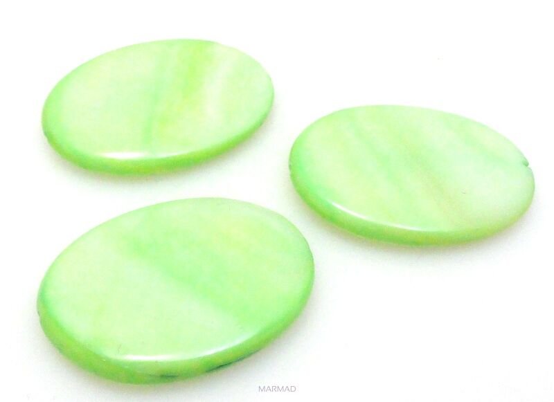 Muszla /Masa perłowa - owal 35x25mm