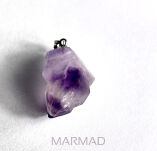 Ametyst - gotowa zawieszka ok. 20x20mm - 3