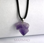 Ametyst - gotowa zawieszka ok. 20x20mm - 5