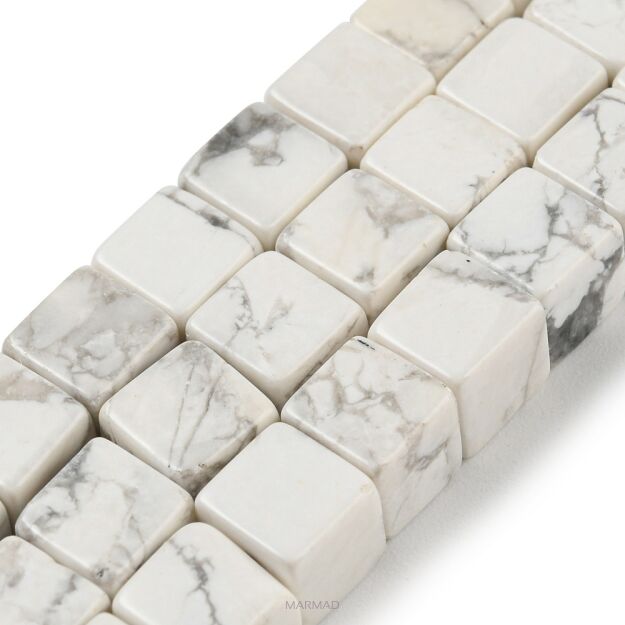 Howlit biały - kostka 6x6mm