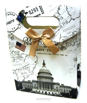 Torebka na prezent - Biały Dom