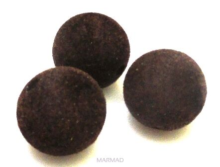 Kule welurowe 18mm - brązowe