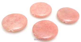 Opal różowy - moneta 20mm - II gatunek