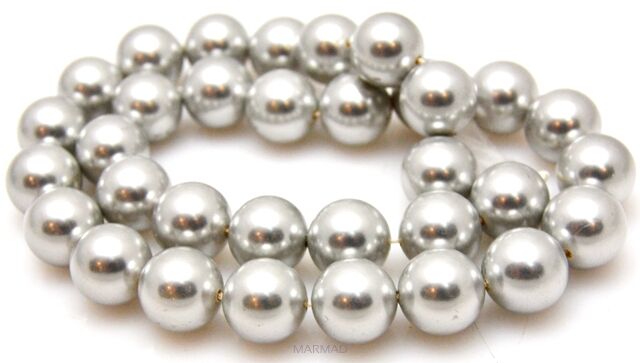 Perła muszlowa satynowa - kula 12mm