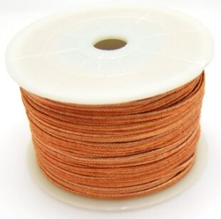 Sznurek do sutaszu - jasno brązowy - 2 metry