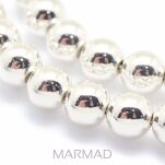 Hematyt - kula 2mm - posrebrzany - 2