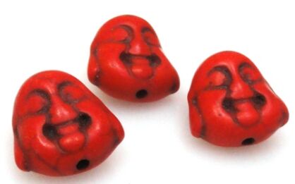 Howlit - Budda 14x13mm - czerwony